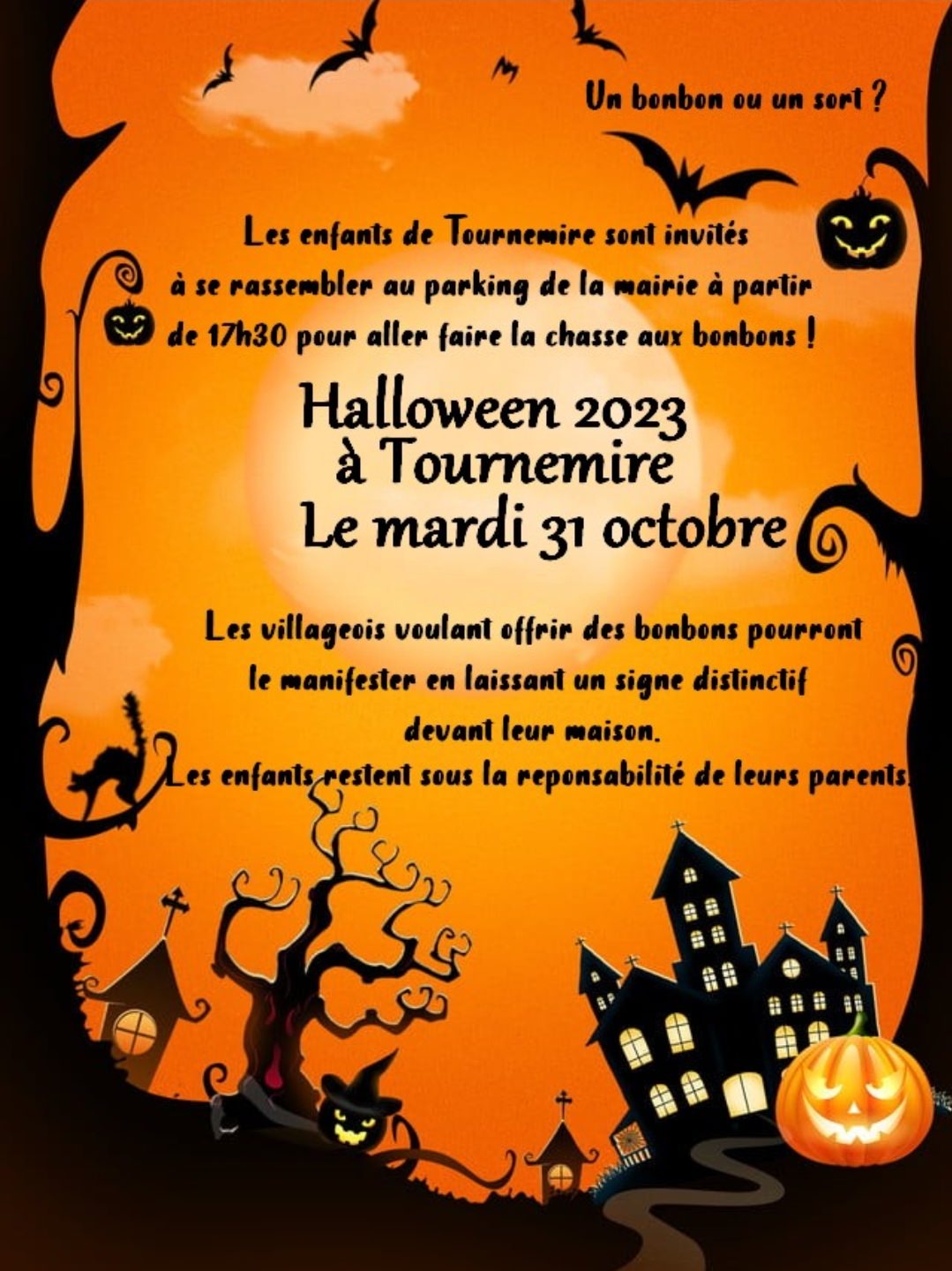 Lire la suite à propos de l’article Halloween mardi 31 Octobre à Tournemire